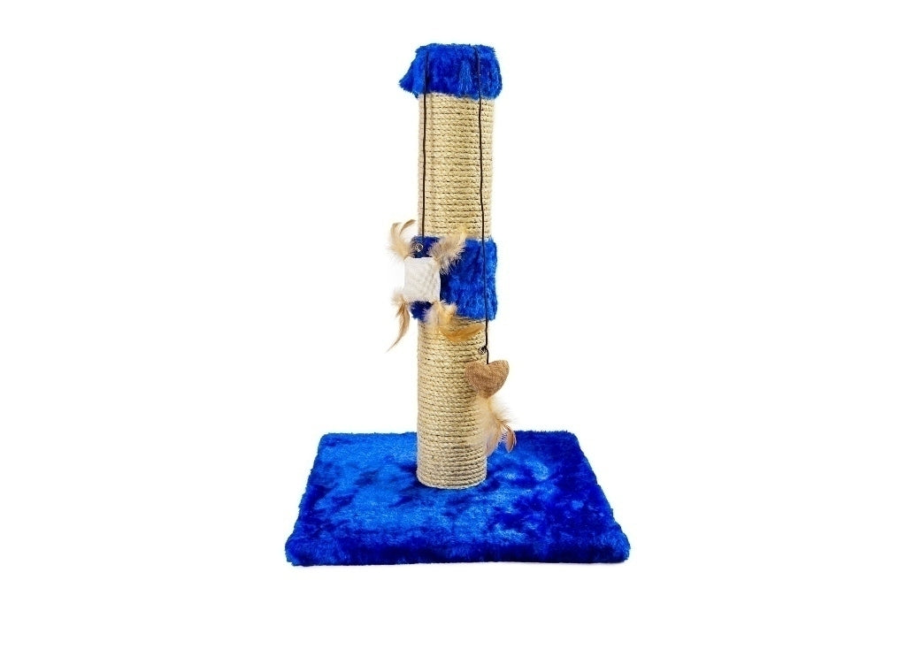 Arranhador Torre para Gatos com Brinquedo de Penas