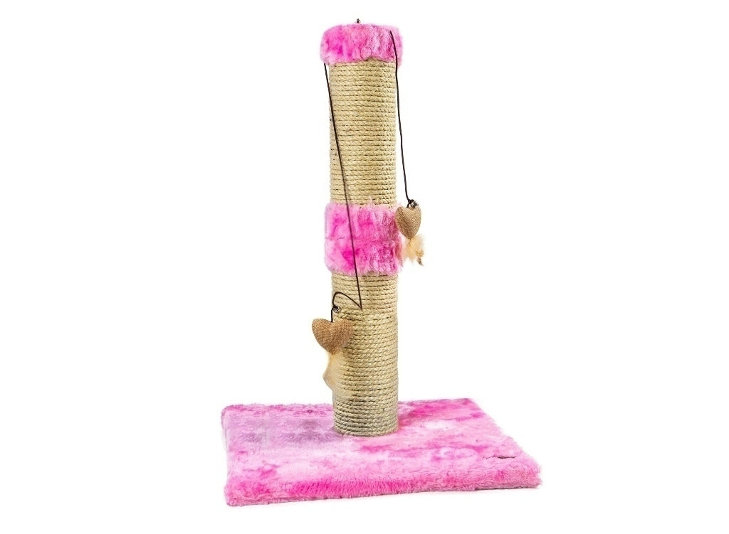 Arranhador Torre para Gatos com Brinquedo de Penas