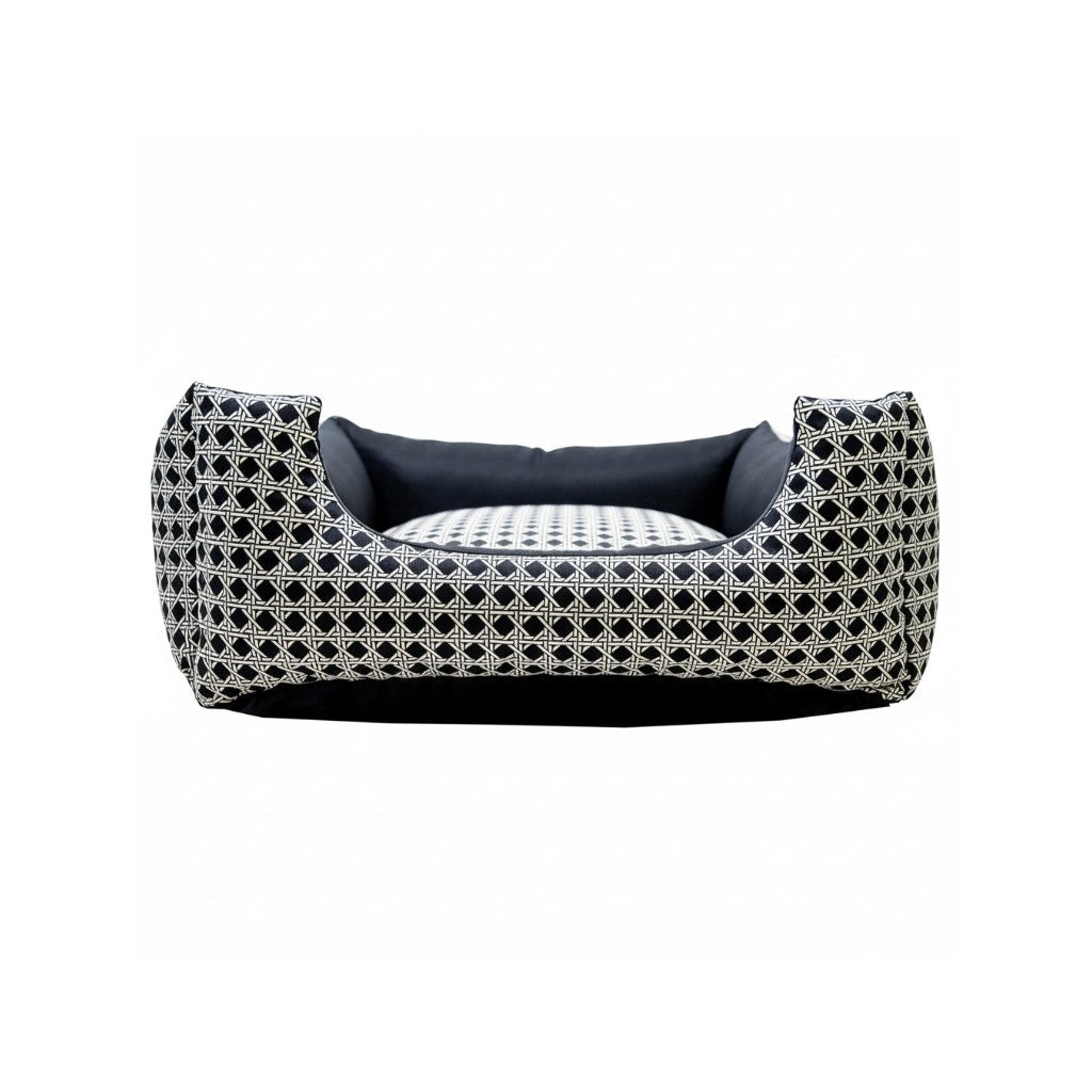 Cama Pet Quadrada Confortável - Preto Vime