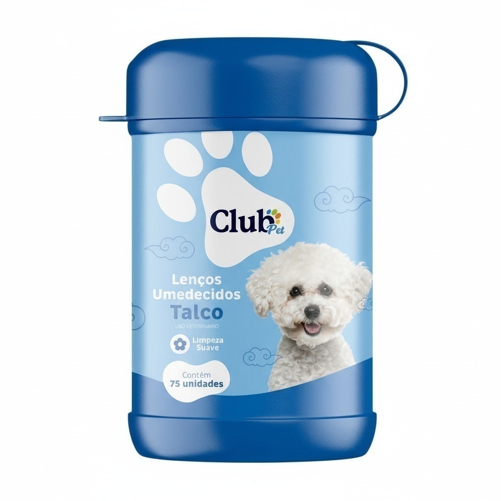 Lenço Umedecido Pet para Cães e Gatos - 4 Fragrâncias