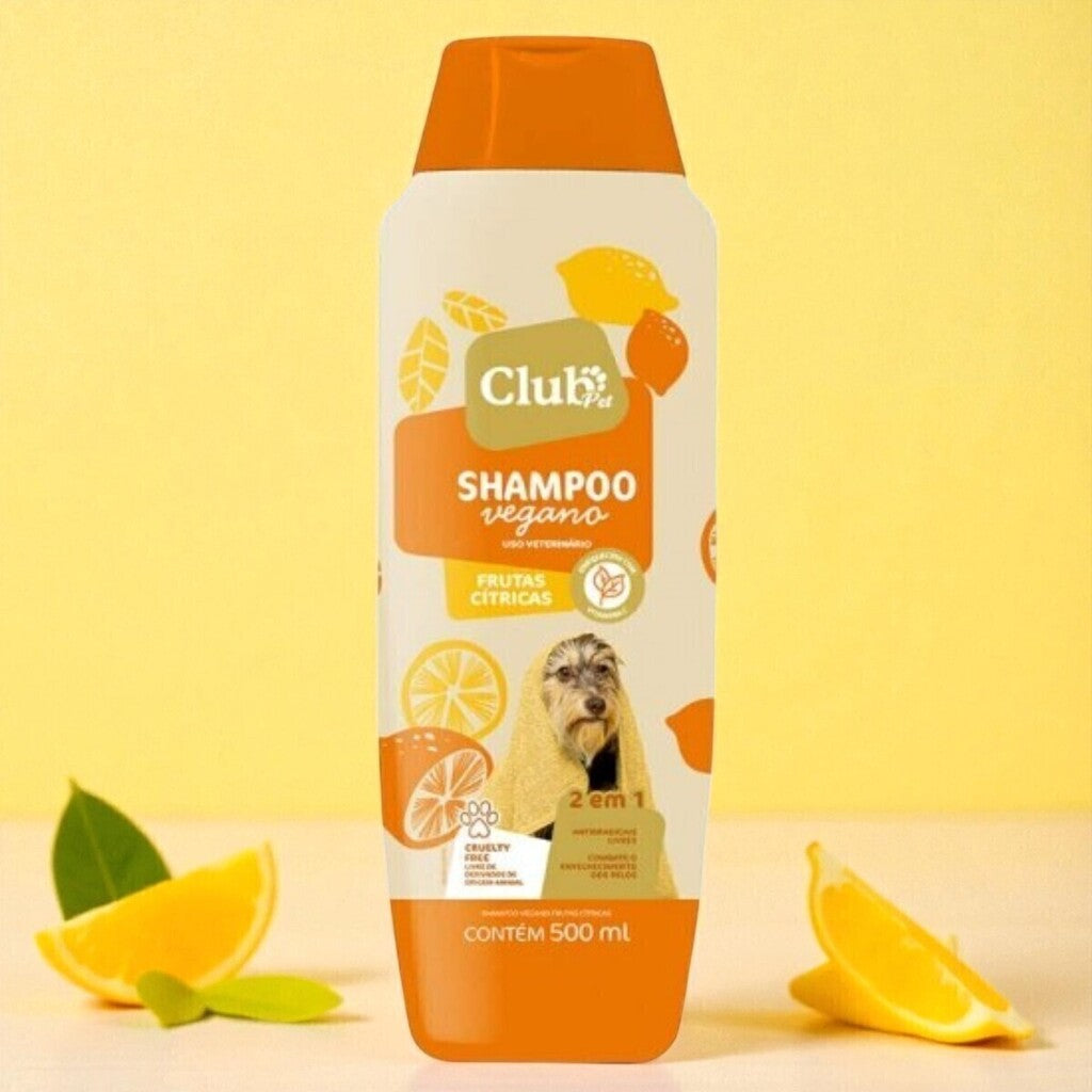 Shampoo 2 em 1 Vegano para Cães e Gatos - 7 Fragrâncias