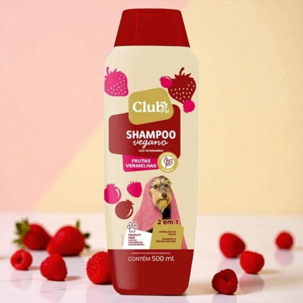 Shampoo 2 em 1 Vegano para Cães e Gatos - 7 Fragrâncias