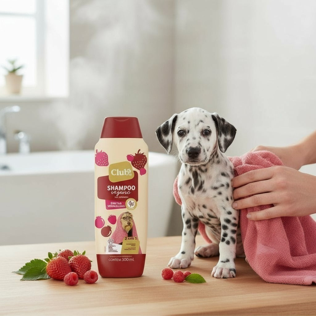 Shampoo 2 em 1 Vegano para Cães e Gatos - 7 Fragrâncias