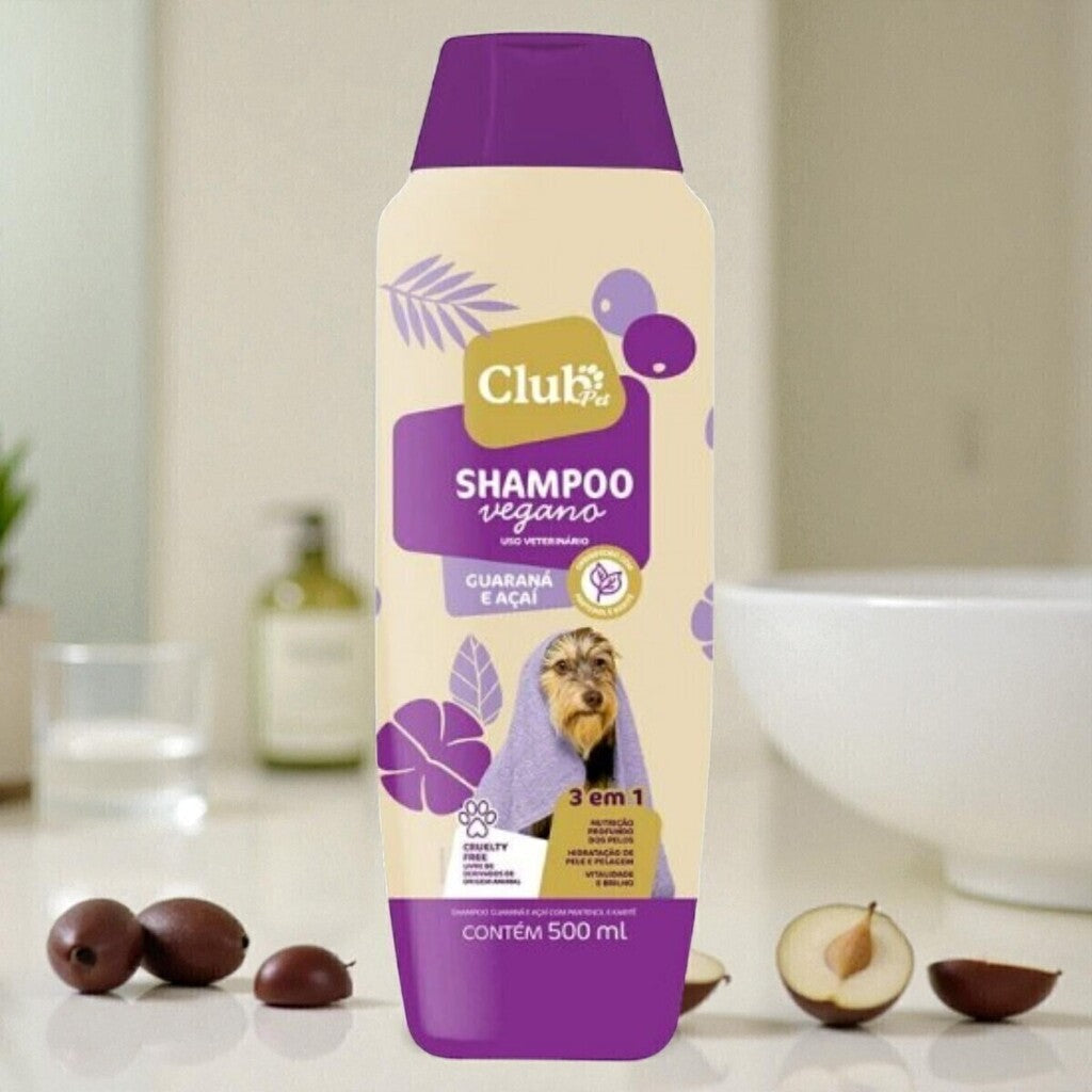Shampoo 2 em 1 Vegano para Cães e Gatos - 7 Fragrâncias