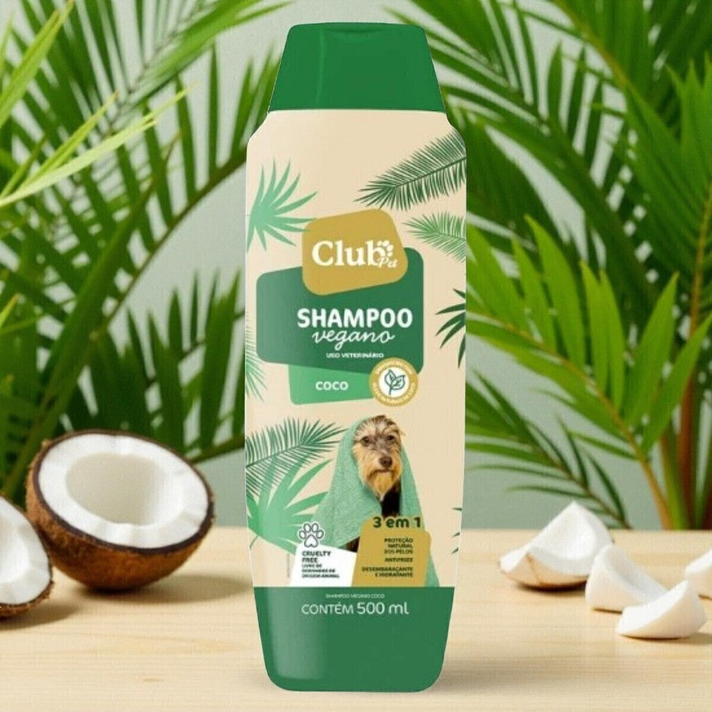 Shampoo 2 em 1 Vegano para Cães e Gatos - 7 Fragrâncias