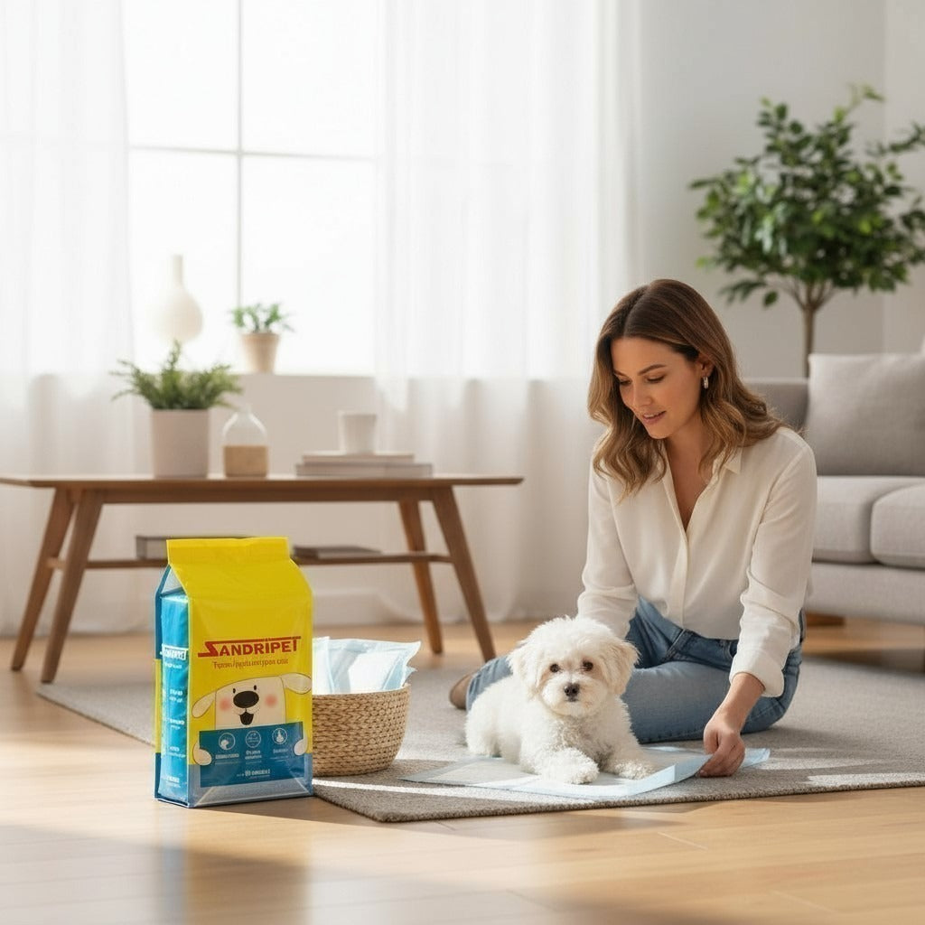 Tapete Higiênico Descartável para Cães 60x80cm - Pacote com 7 unidades