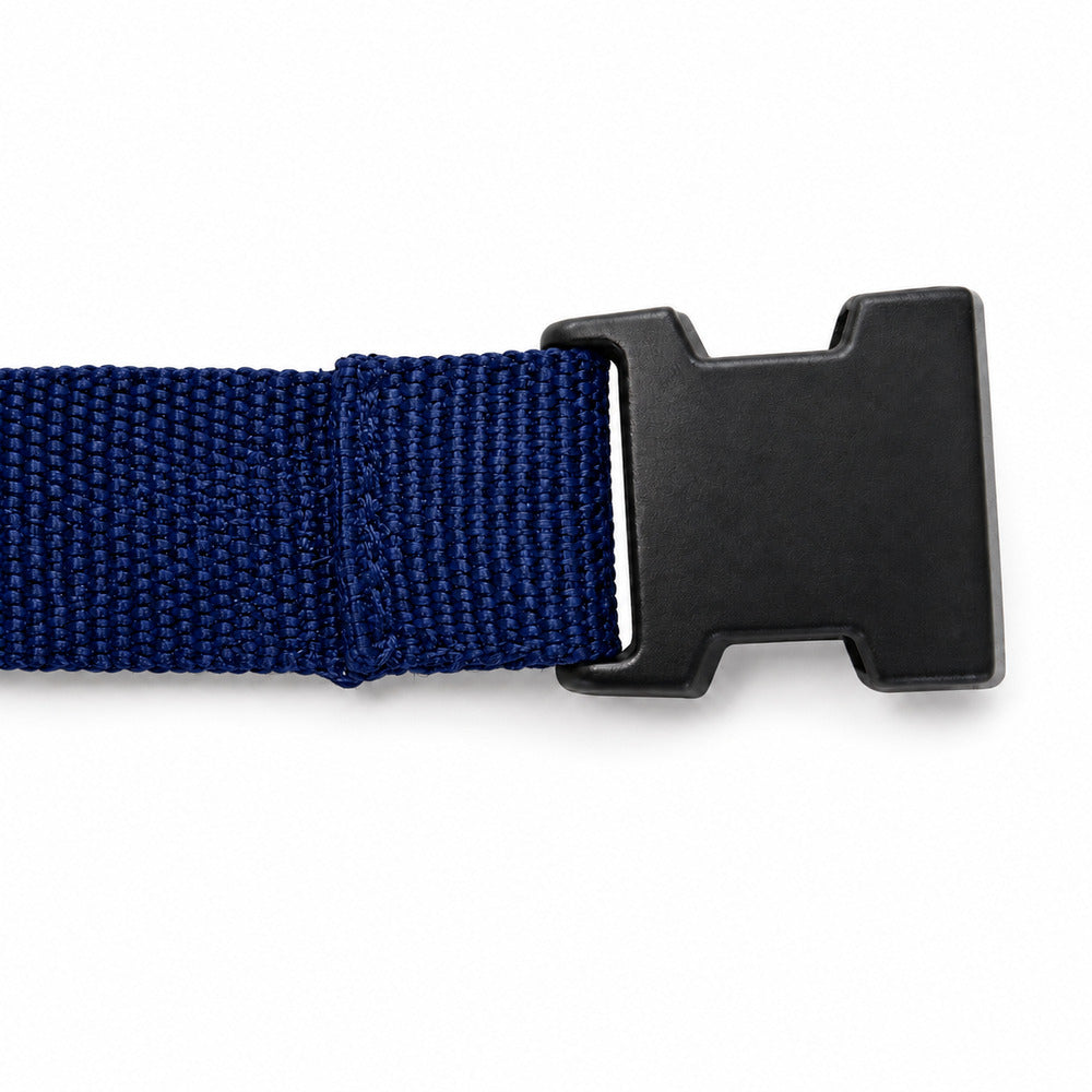 Coleira Pet Ajustável com Fivela de Engate Rápido - Azul